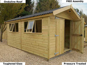 large garden sheds garden sheds for sale uk (fitted free) the best in 2018 PBYTWKD