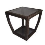 lawley style 20.5 x 20.5 square outdoor patio side table HWVMGXR