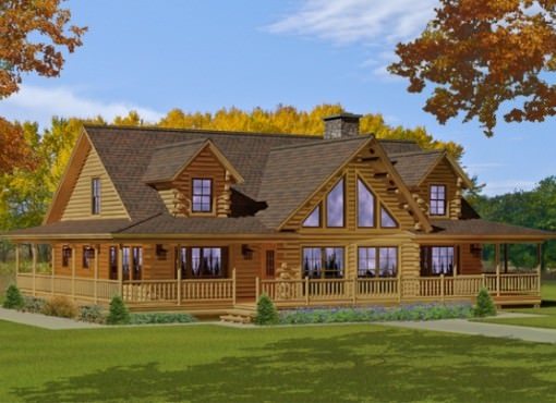 log home plans bonanza TRTBXWG