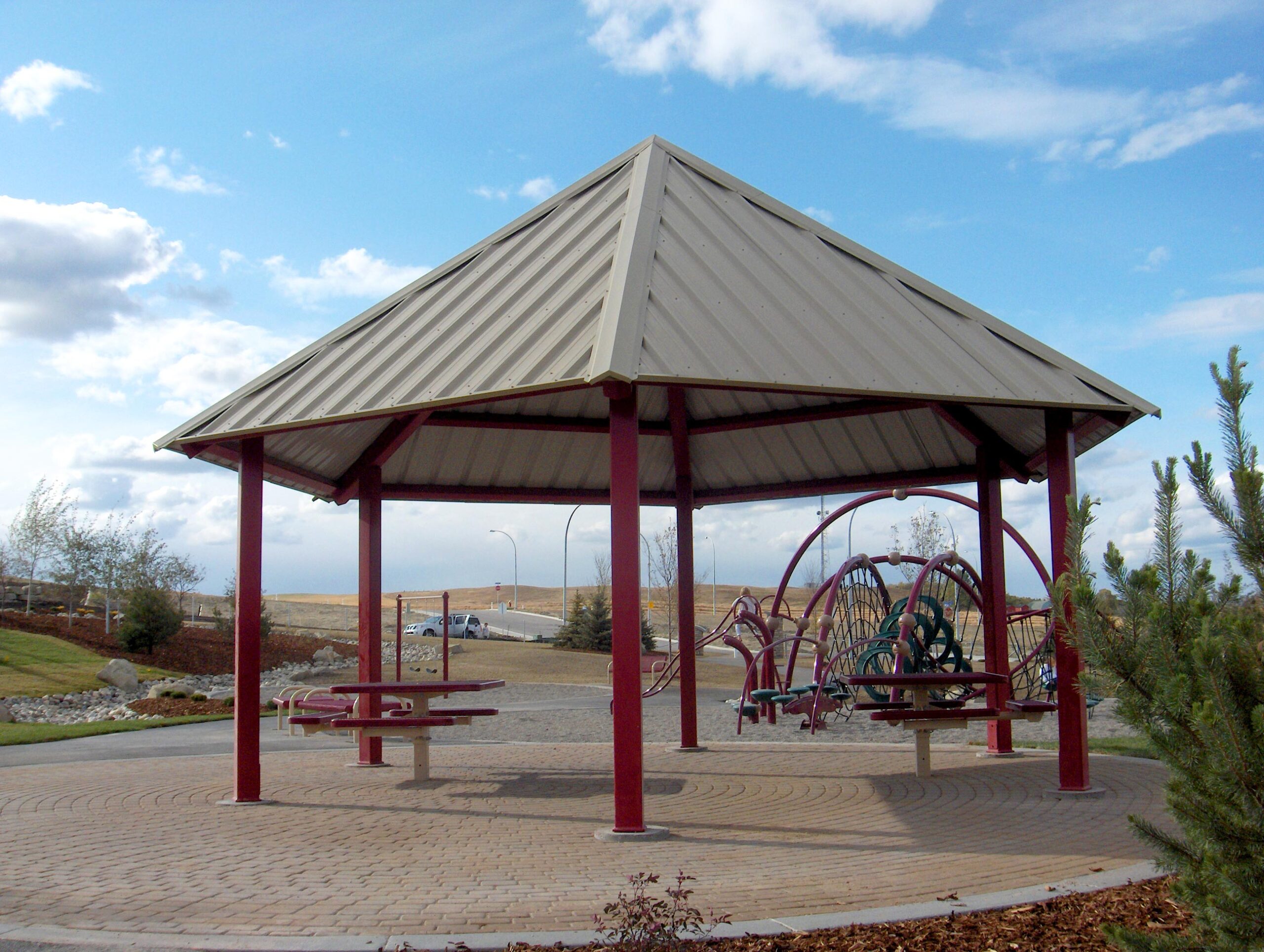 maranda series steel gazebo 24 feet ... GZXTPZX