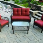 menards patio furniture backyard creations® orchard valley 4-piece deep seating patio set at menards ® PUGXYQW