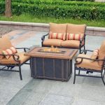 menards patio furniture backyard creations® palm bay 4-piece fire pit patio set at menards® CZUGXKD