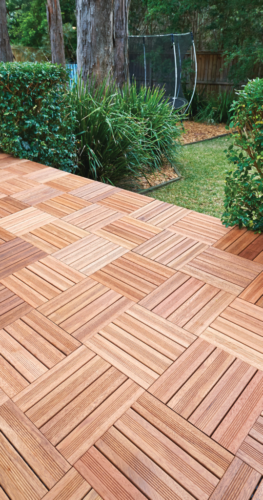 merbau decking tiles 300x300x25mm ... ANEWWGZ