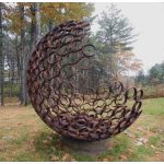 metal garden art metal garden figures new nearly sphere fine art photography metal sculpture garden OKRFGYN