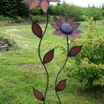 metal garden art metal petals garden art JMLCIGW