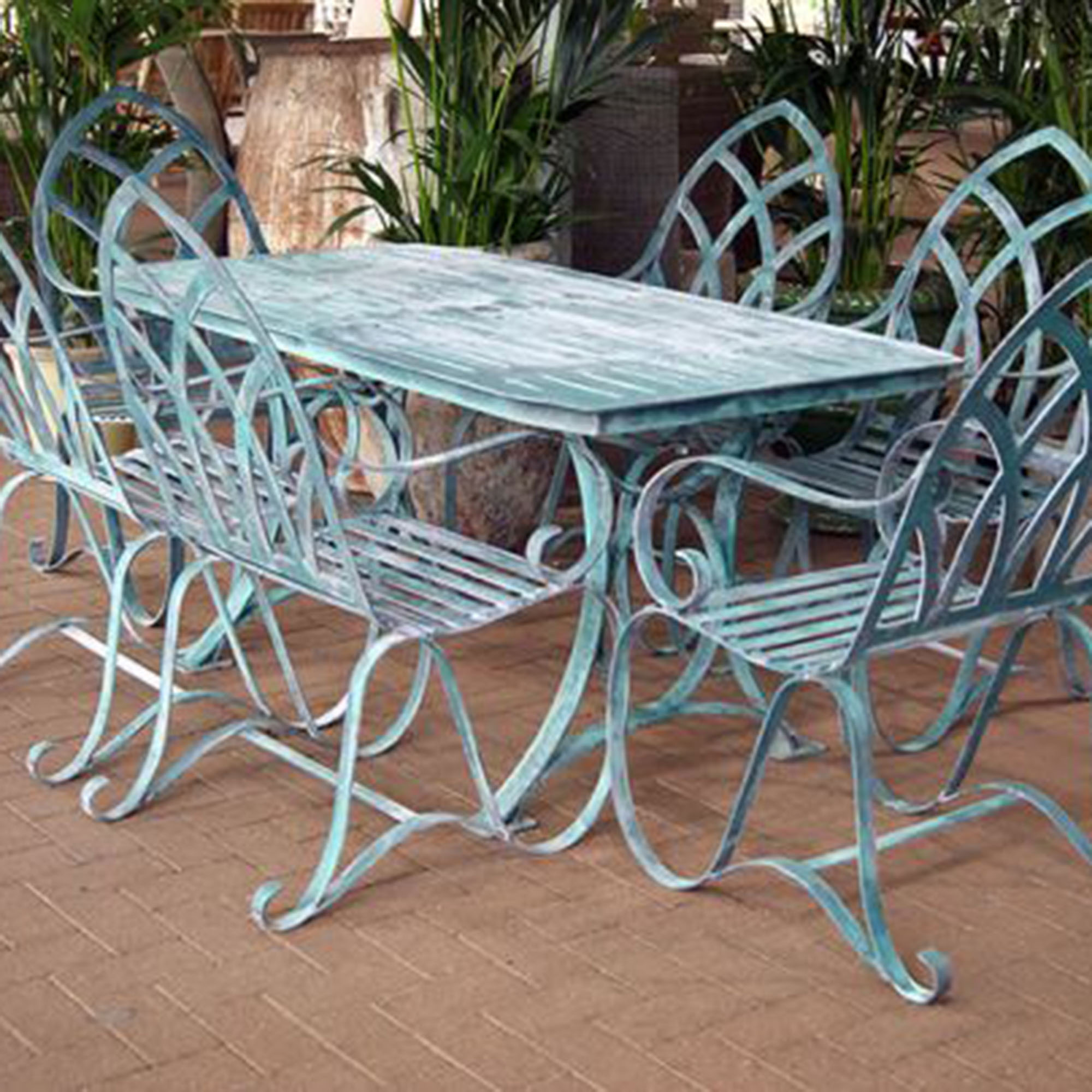 metal garden chairs why you should buy cast aluminum garden furniture? QXVJHPC