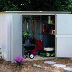 metal garden sheds garden shed 8x3 arrow storage shed LZTXRHC