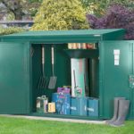 metal garden sheds high security metal garden shed storage - police approved OWJAKPR