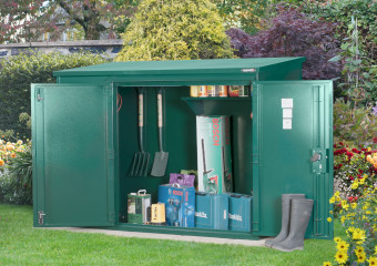 metal garden sheds high security metal garden shed storage - police approved OWJAKPR