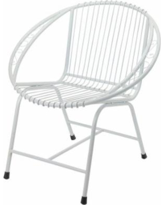 metal outdoor chairs metal chair white, veranda outdoor modern metal patio chairs - white OTMJJXL