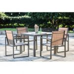 metal outdoor furniture darcie 5 piece dining set FYXGJEZ