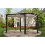 metal pergola sunjoy 10x10 arched pergola PJXEQSG