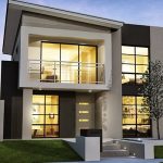 minimalist house design elegant exterior for 2 storey minimalist house QEAPYFS