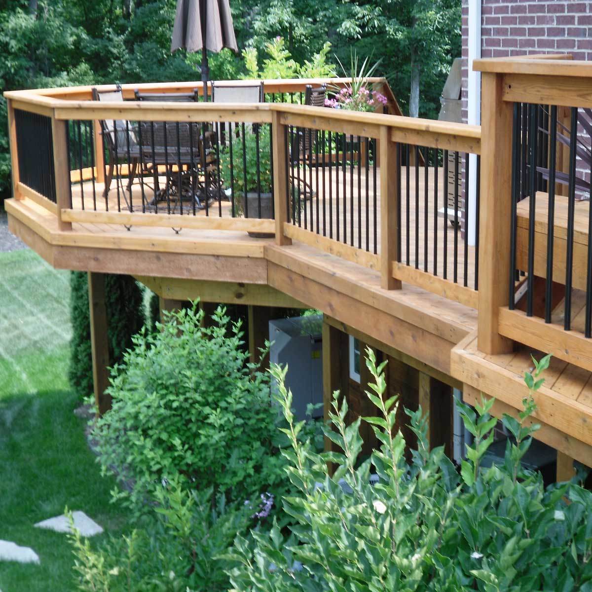 modern deck designs FUEFYXW