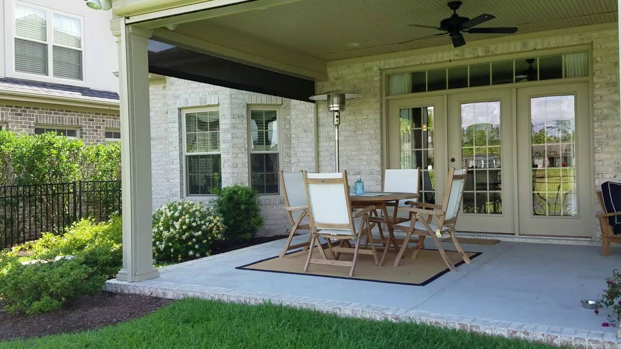 motorized porch and patio shades ZKOPDSM