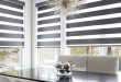 motorized window shades sheer shade with motorized option in a dining room setting. VFSWTZD