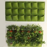 novelty 24 pockets vertical garden planter wall-mounted polyester home  gardening flower HEMFEFF