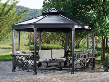 octagon metal gazebo GHSZYOI