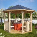 octagonal wooden gazebo elizabeth PFSLRGY