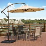 offset patio umbrella weller 10 ft offset cantilever hanging patio umbrella by westin outdoor BYZENLK