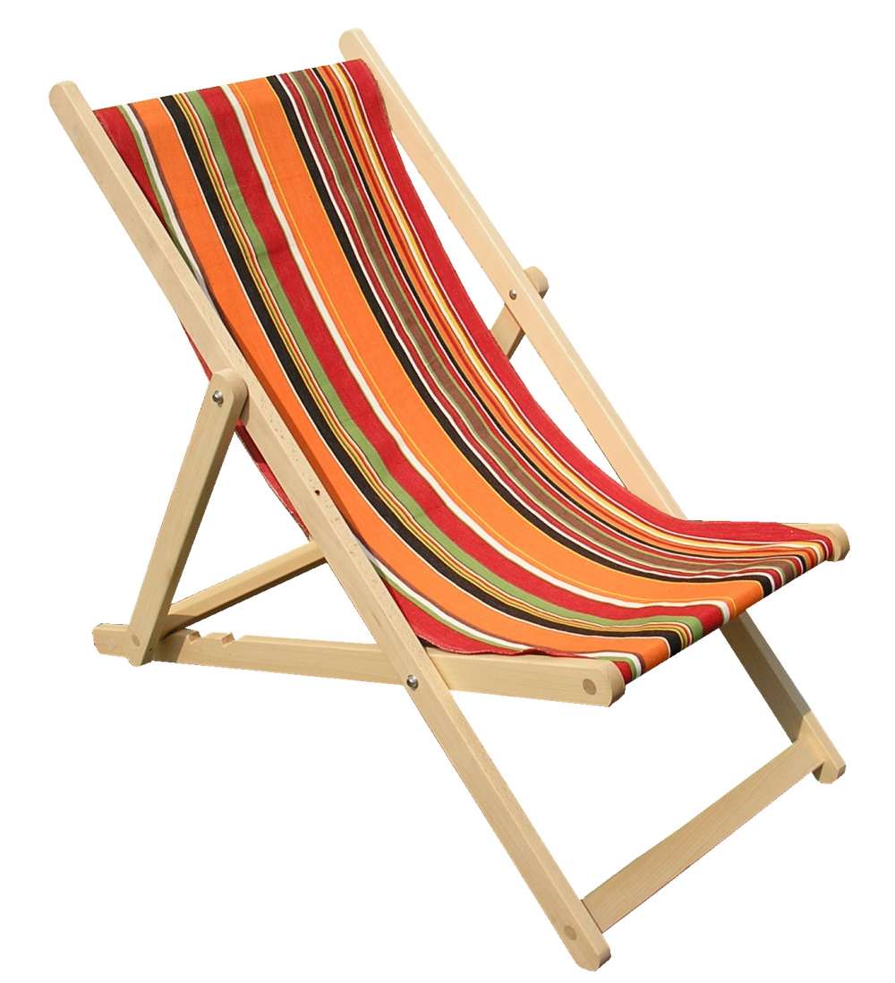 orange deckchairs | wooden folding deck chairs skipping stripes YXETUZV