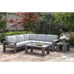 orren ellis sherrell contemporary outdoor sectional sofa | wayfair BNAFKFA