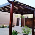 our new project wooden pergola al mizhar, dubai. SMGXNDQ