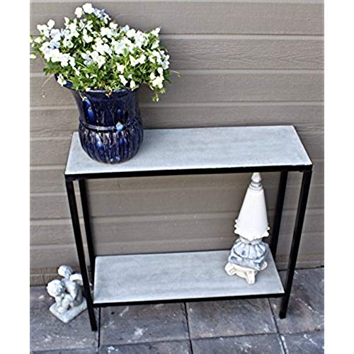 outdoor buffet table 2 tier concrete outdoor patio console buffet table HFCEATJ