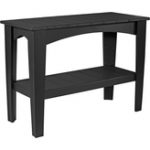 outdoor buffet table poly outdoor island buffet table, black UXMLYOJ