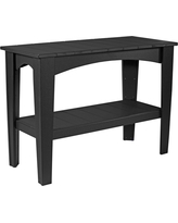 outdoor buffet table poly outdoor island buffet table, black UXMLYOJ