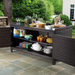 outdoor buffet table with cabinets CKOVKMZ