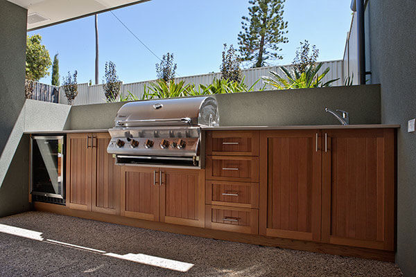 outdoor cabinets builtin outdoor grill area in custom built outdoor kitchen. QBWIFLO