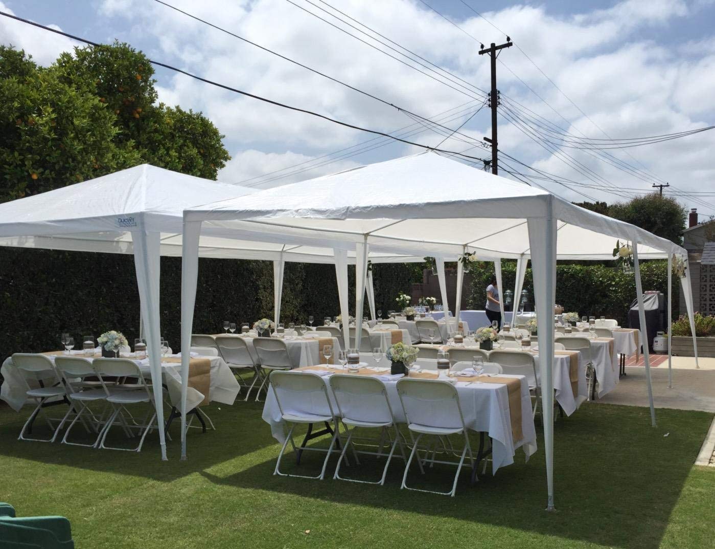 outdoor canopy tent amazon.com : quictent 10 x 30 outdoor canopy gazebo party wedding tent YTTOCEG