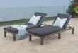 outdoor chaise lounge puerta outdoor adjustable pe wicker chaise lounge with cushion by  christopher YAKSKMG