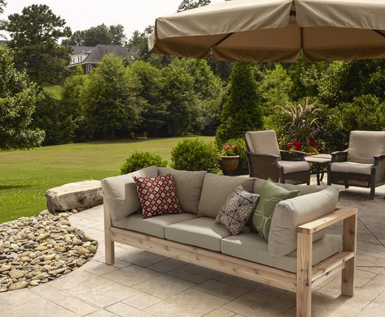 outdoor couches ryobi tools outdoor couch by ana white #diyfurniture NBMXLSH