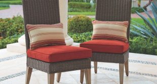 outdoor dining chairs home decorators collection naples brown all-weather wicker outdoor armless dining  chairs IZBKUTL