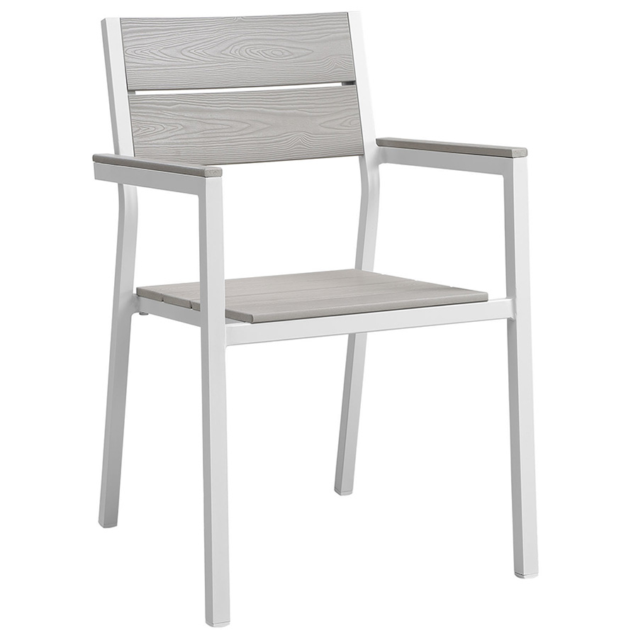 outdoor dining chairs murano modern white outdoor dining chair | eurway RCXJCSW