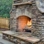 outdoor fireplace ideas shop this look KXKBPAP