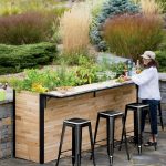 outdoor garden bar and patio planter serves up the fresh TQPAXJE