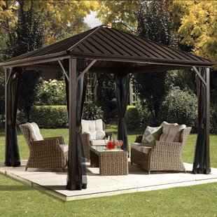 outdoor gazebo dakota 10 ft. w x 10 ft. d aluminum patio gazebo PUNUROY