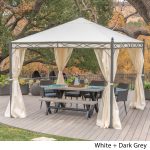 outdoor gazebo shop sicilia outdoor steel gazebo by christopher knight home - on sale NLZMIJU