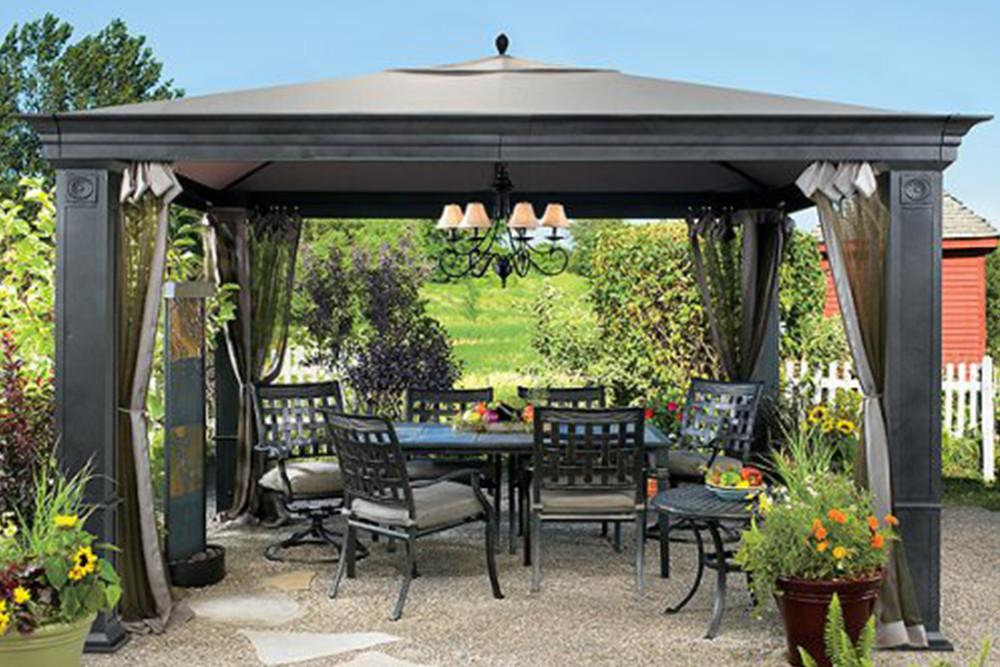 outdoor gazebo tiverton gazebo replacement canopy / high-grade ... OIMYQPZ