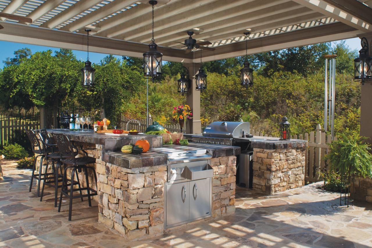 outdoor kitchen ideas stone outdoor kitchen AVIMGKD