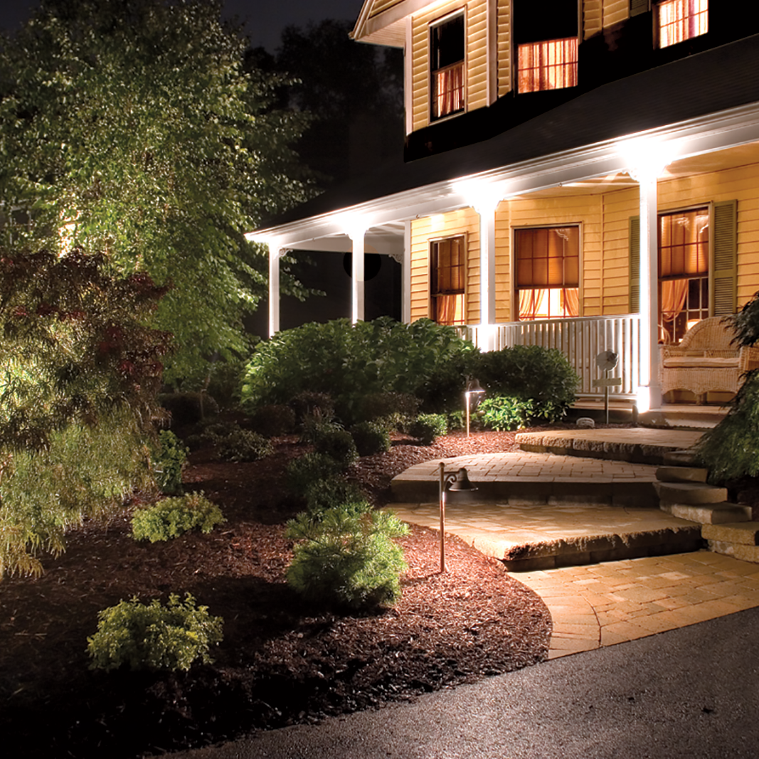 outdoor landscape lighting white POUTCAY