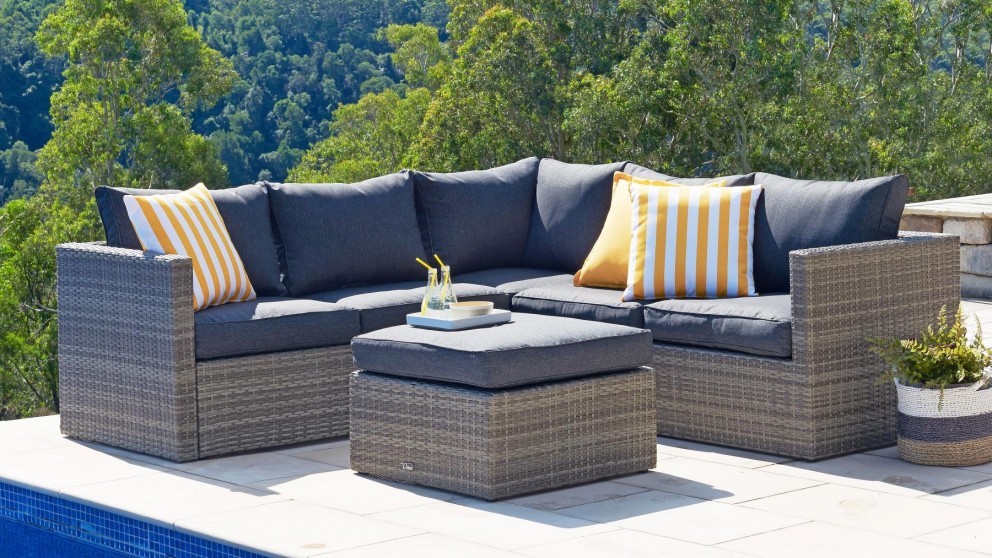 outdoor lounge aria 3 piece outdoor modular lounge setting PSYCHJP