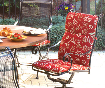 outdoor patio cushions high back chair cushions XZAWUPS