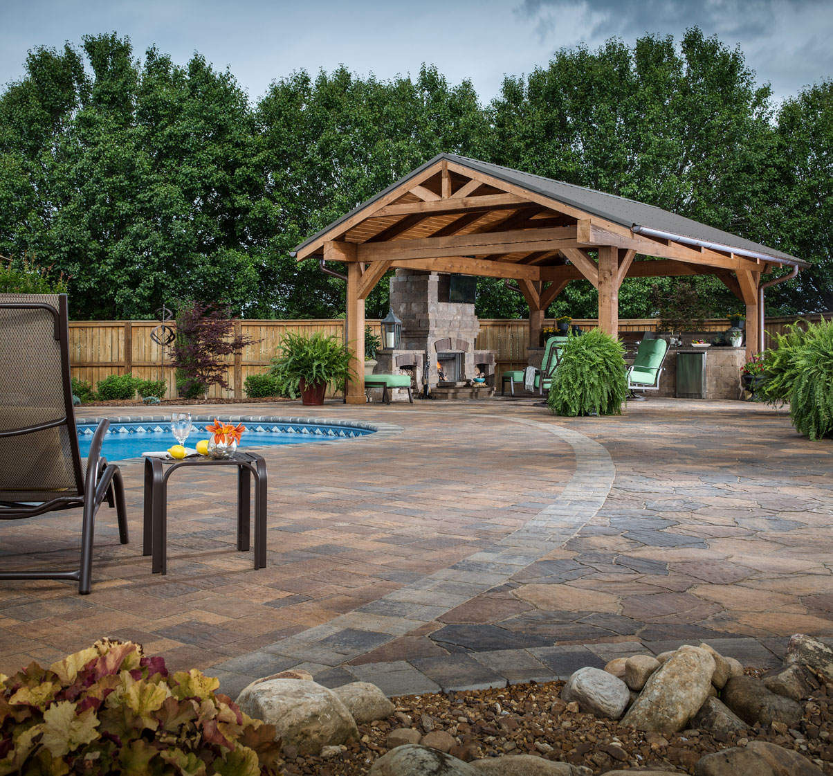 outdoor patio pool deck design trends YURJOHM