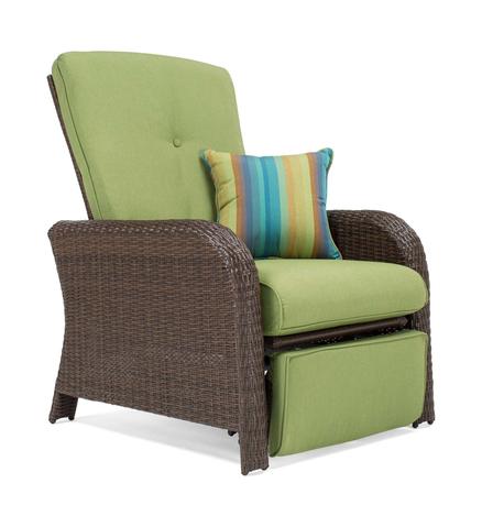 outdoor recliner sawyer patio recliner (cilantro green) QAPFGNF