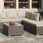 outdoor sectional sofa lizkona outdoor patio 4-pcs sectional sofa set by poundex | outdoor APWLKEA