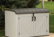 outdoor storage lifetime horizontal storage box, gray ITPNEER